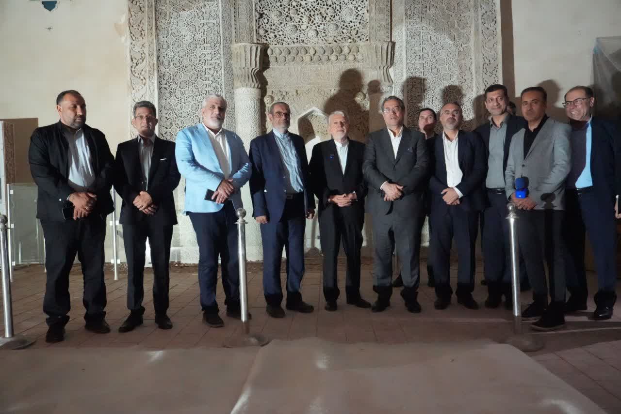 بازدید وزیر میراثفرهنگی از مسجد جامع ارومیه