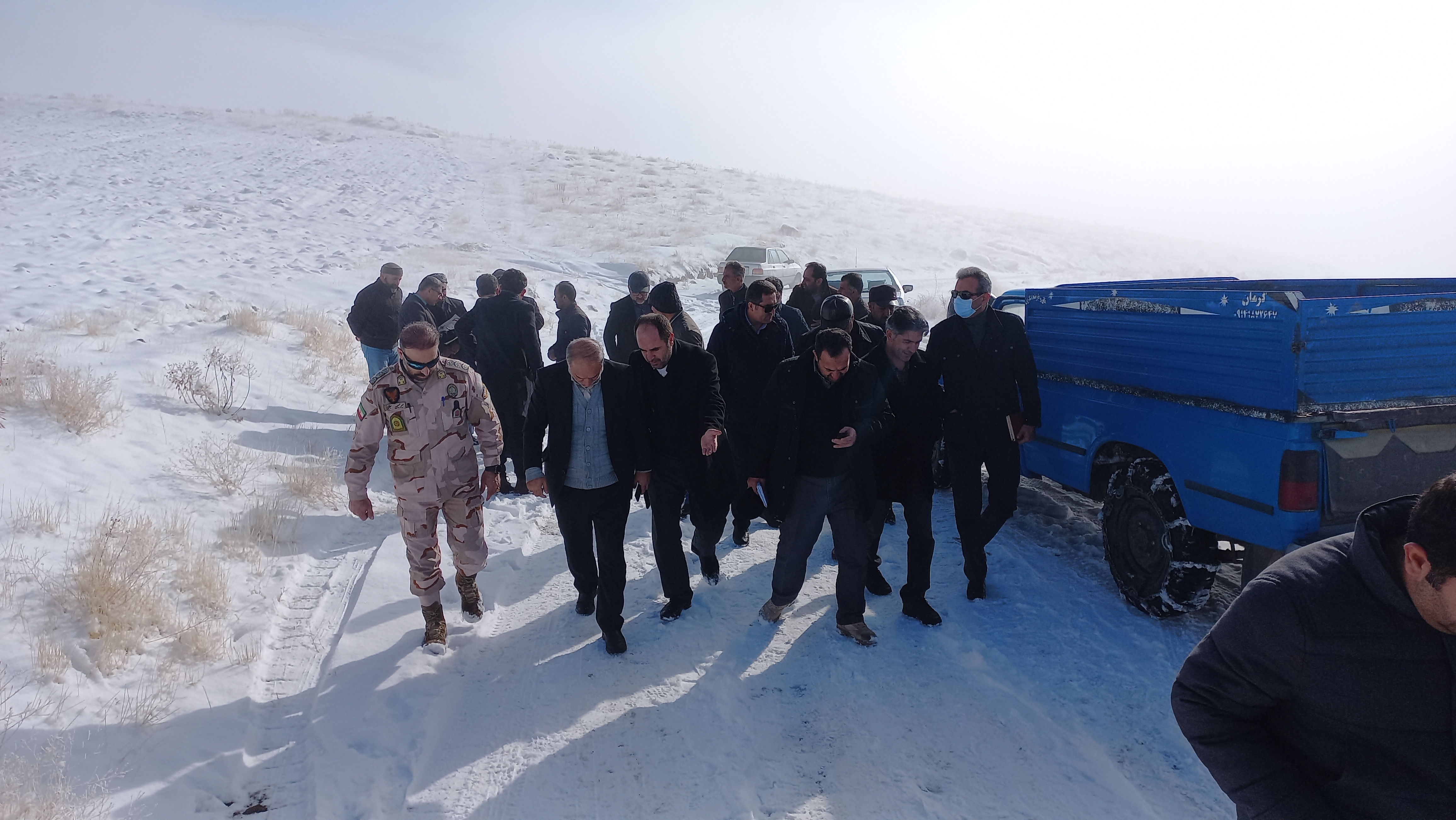 دیدار فرماندار شهرستان ارومیه با اهالی روستای پشت کله