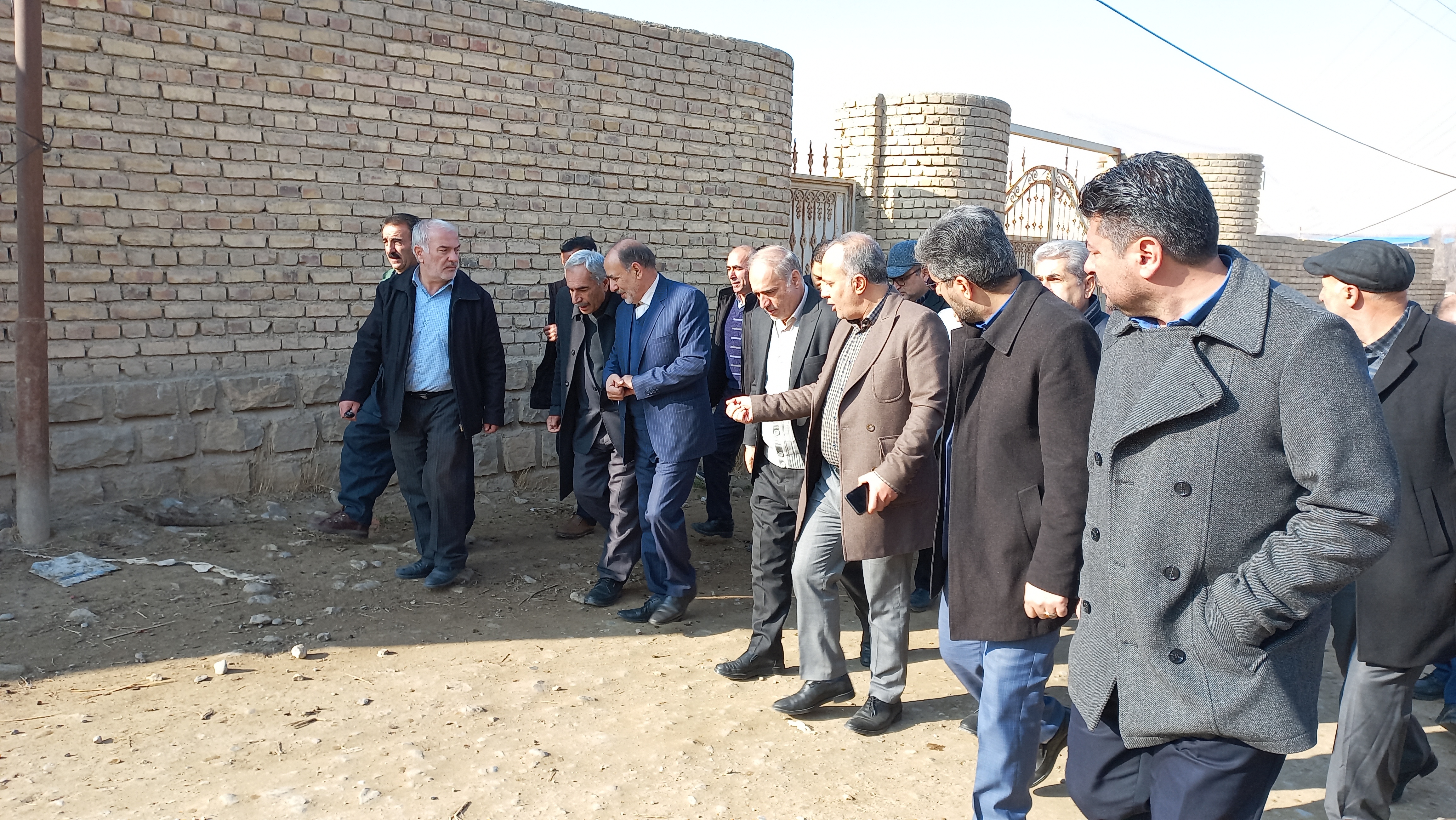 بازدید میدانی فرماندار شهرستان ارومیه از روستای ورمزیار