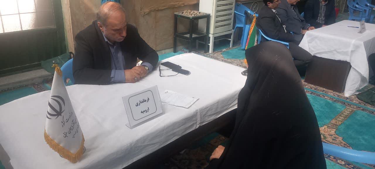 میز ارتباطات مردمی فرمانداری شهرستان ارومیه برگزار شد