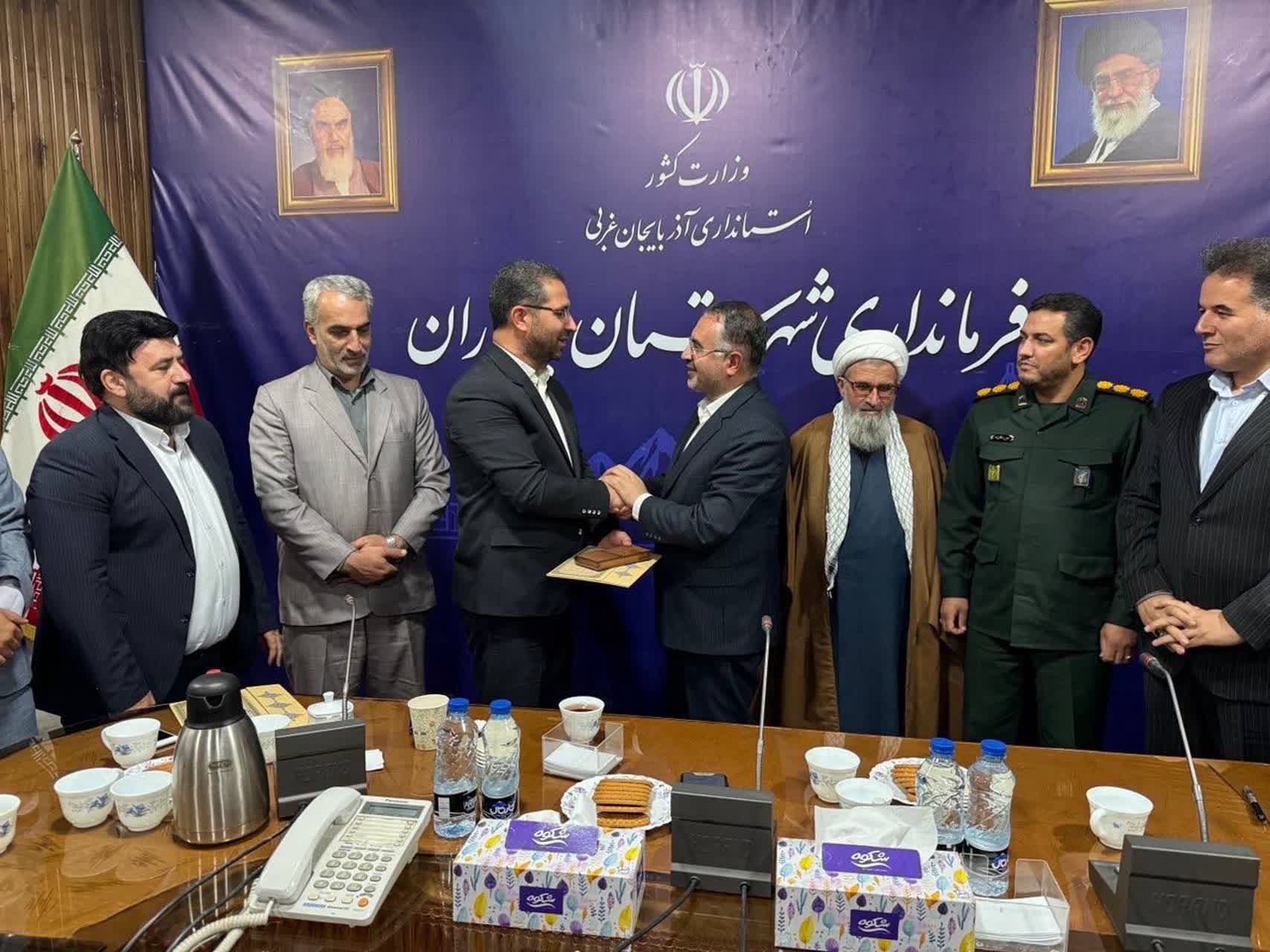 برگزاری آیین تکریم و معارفه فرماندار شهرستان چالدران