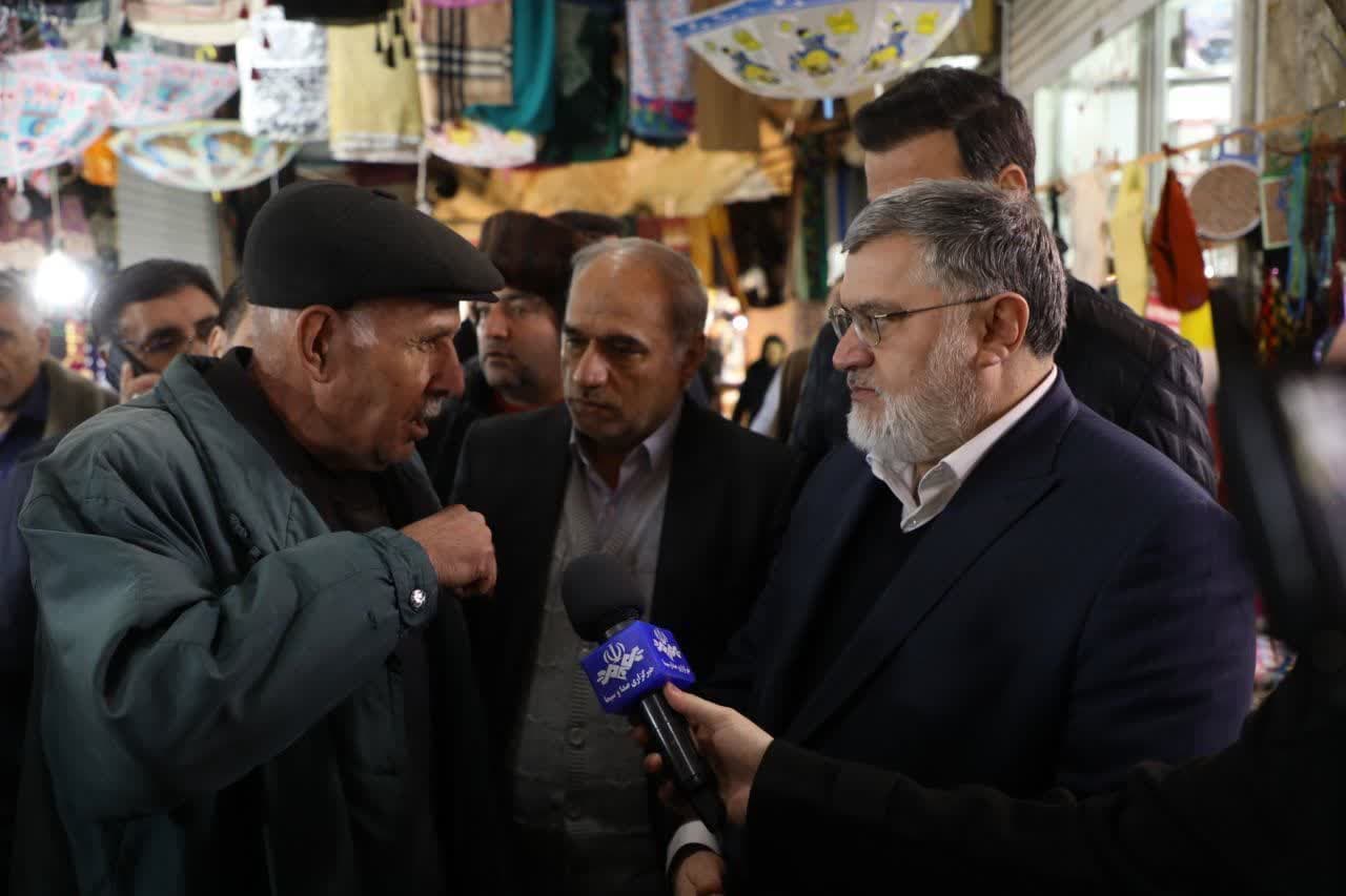 بازدید سرزده از بازار تاریخی ارومیه