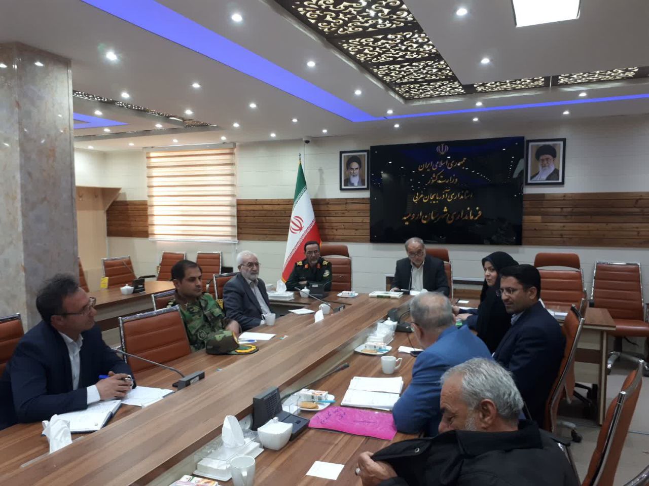 جلسه هیئت امنای شهدای گمنام شهرستان ارومیه برگزار شد