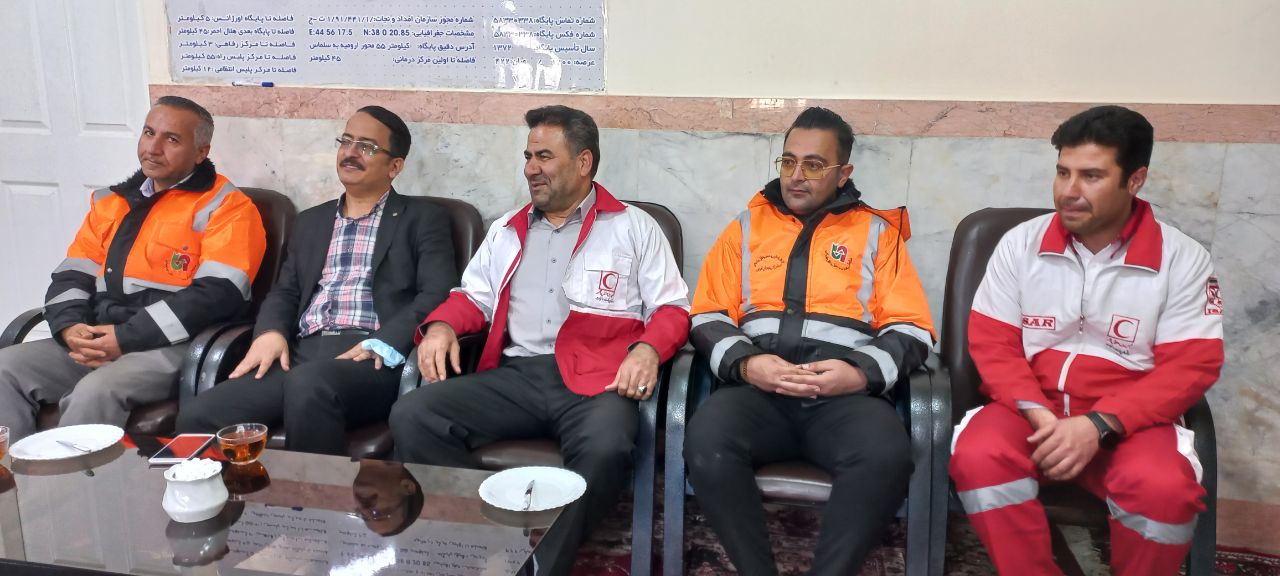 بازدید فرماندار شهرستان ارومیه پایگاه امداد و نجات و راهدارخانه قوشچی