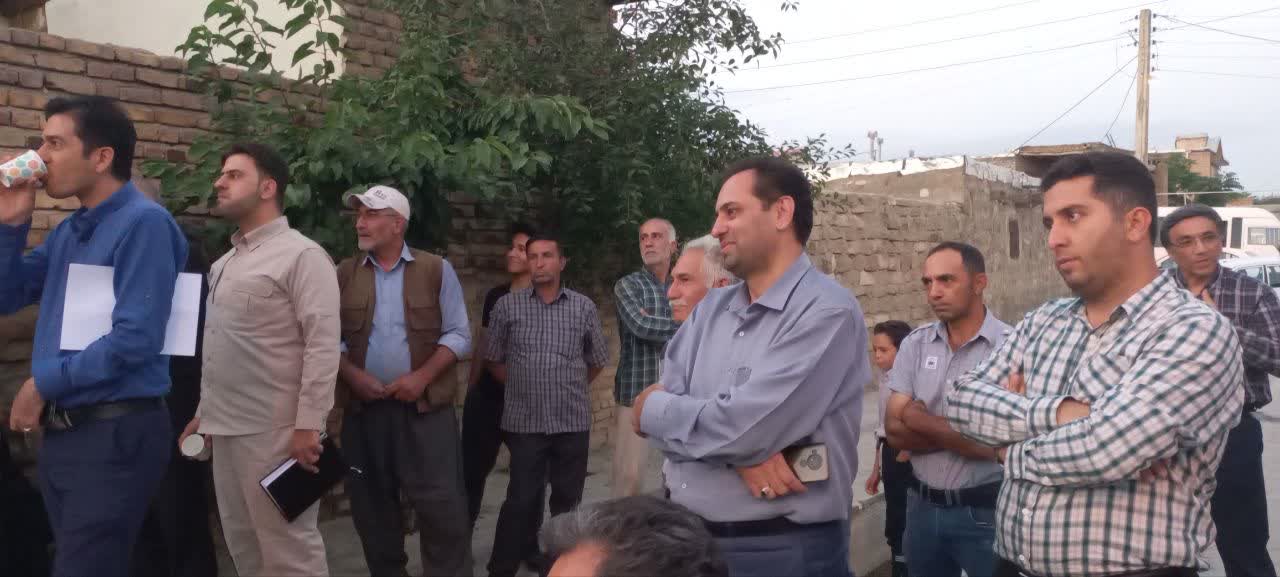 حضور غلامحسین عماری فرماندار شهرستان ارومیه و هیئت همراه از روستای گوزگوند از توابع بخش مرکزی