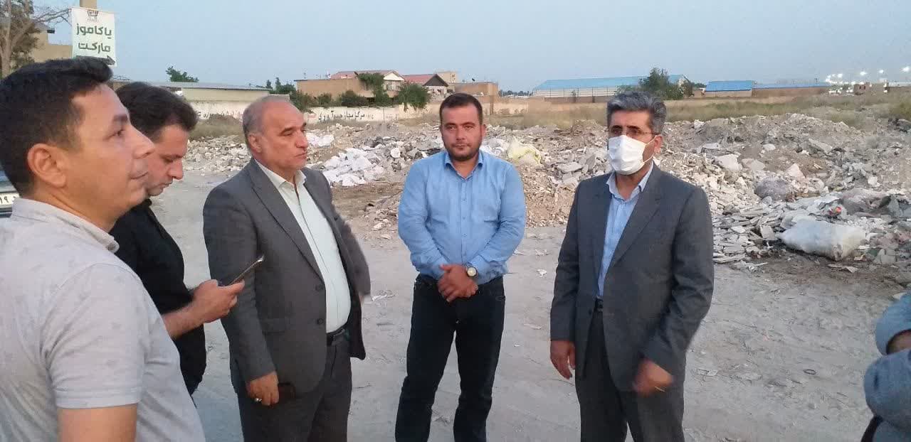 بازدید سر زده فرماندار شهرستان ارومیه از مسیر شهر جدید گلمان