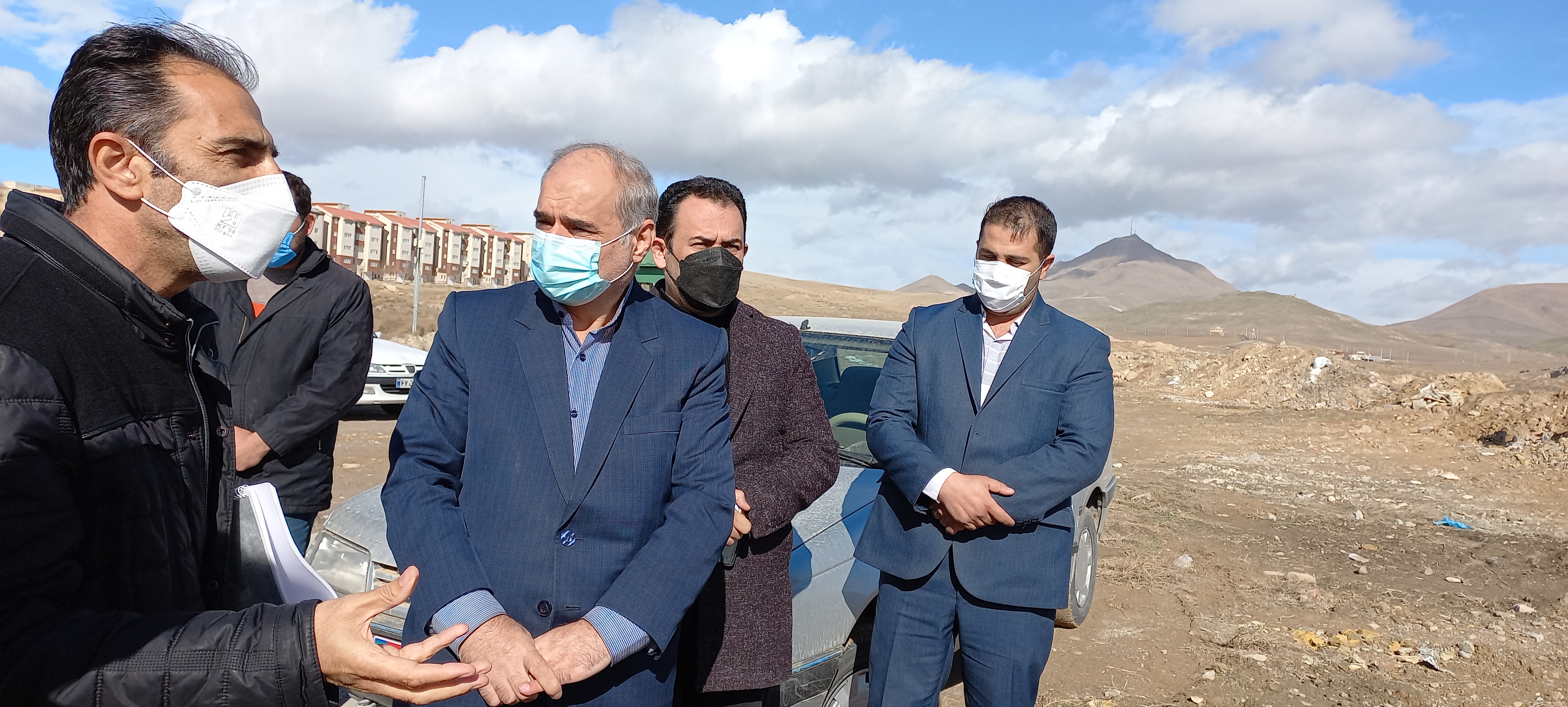 بازدید میدانی فرماندار شهرستان ارومیه از شهر جدید گلمان