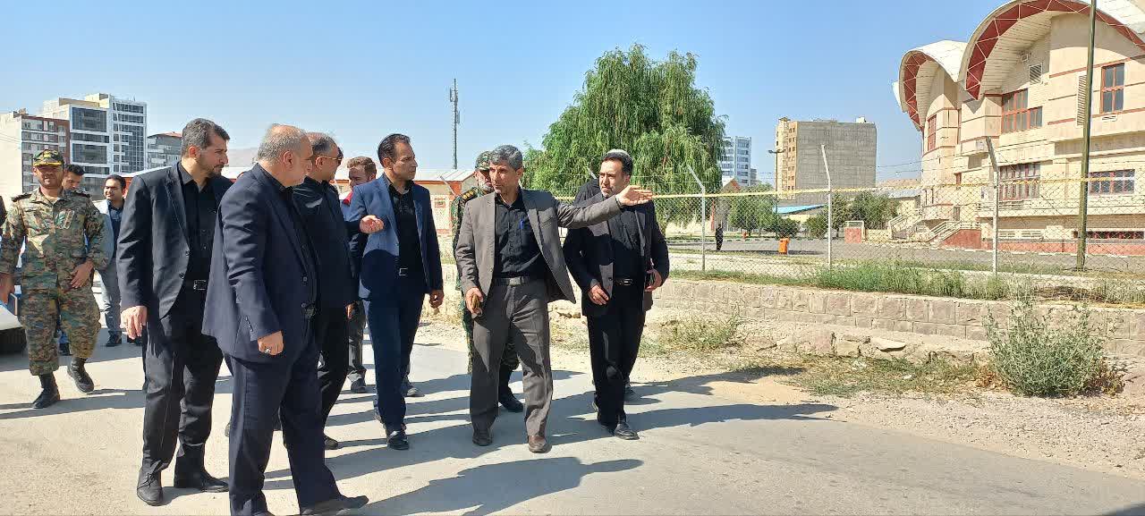 بازدید و نظارت میدانی معاون امنیتی و انتظامی استاندار و فرماندار شهرستان ارومیه از استادیوم غدیر ارومیه