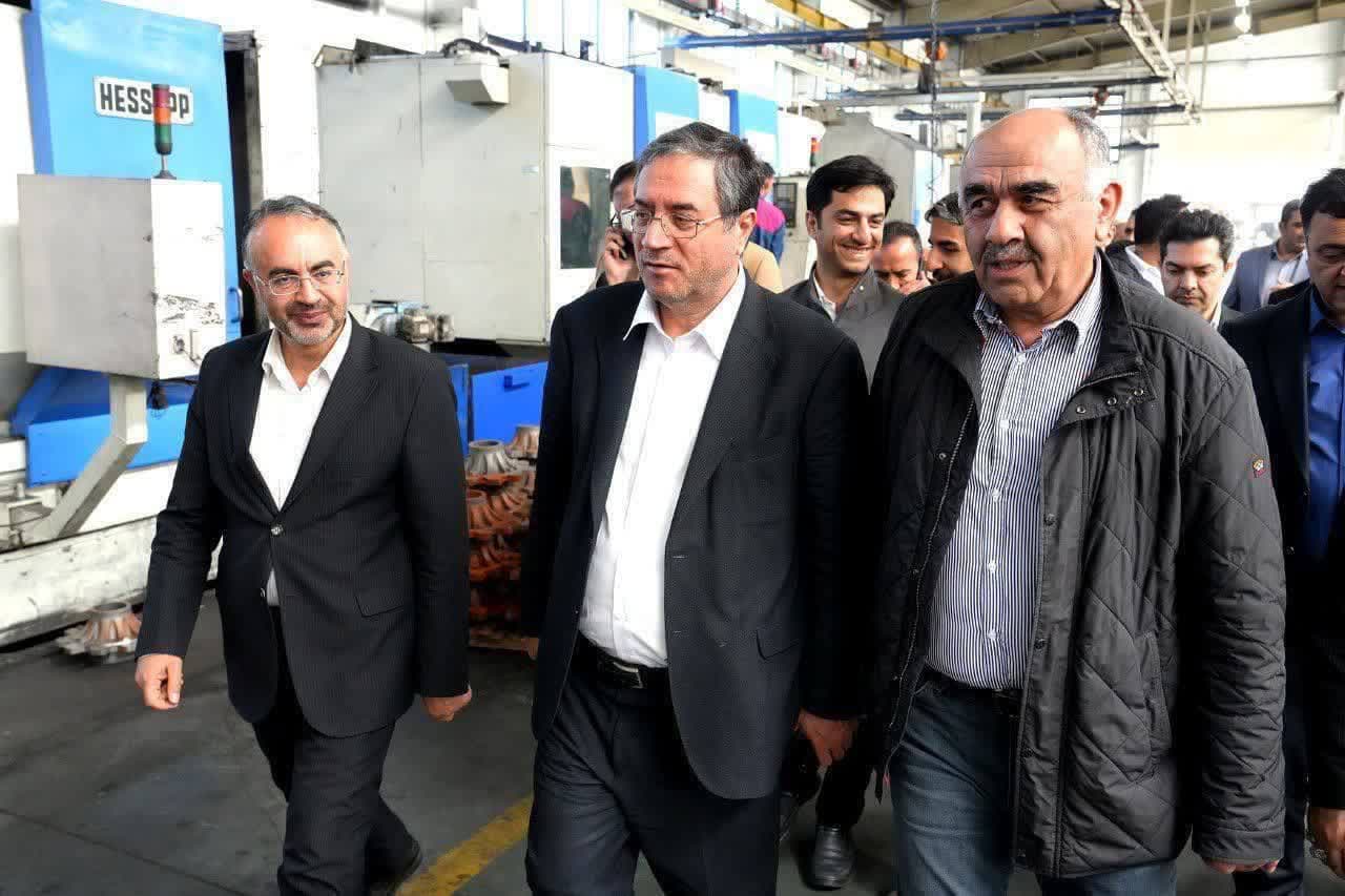 بازدید میدانی استاندار آذربایجان‌غربی از فعالیت واحد های تولیدی هلدینگ صنعتی مارال ( مارال صنعت، اسپوتا قالب و محور سازان )
