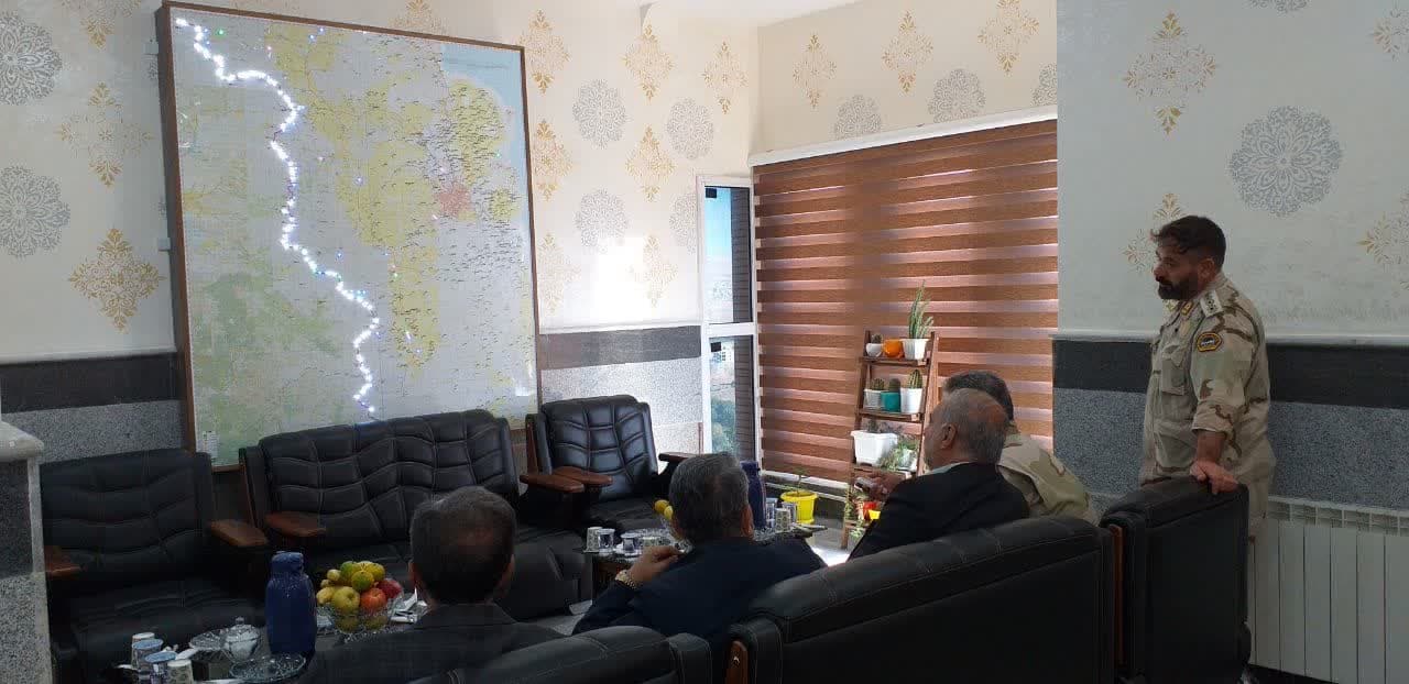 دیدار دکتر عماری فرماندار شهرستان ارومیه با فرمانده هنگ مرزی شهرستان ارومیه