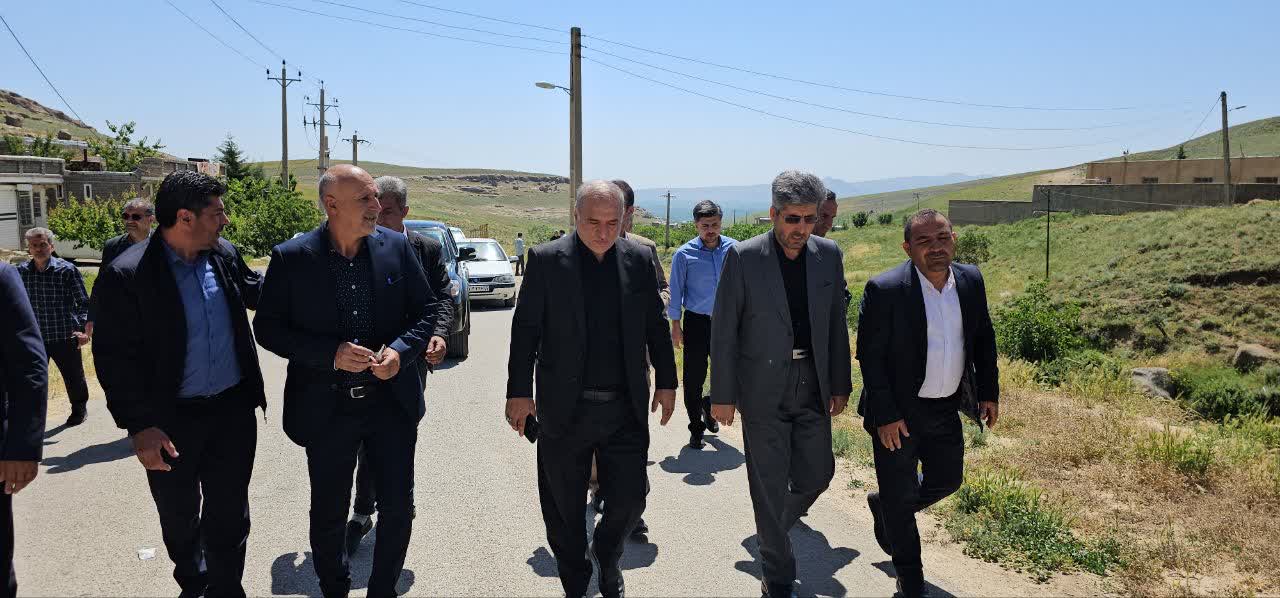 بازدید فرماندار ارومیه از روستای ساعتلوی کوه + آلبوم تصویری