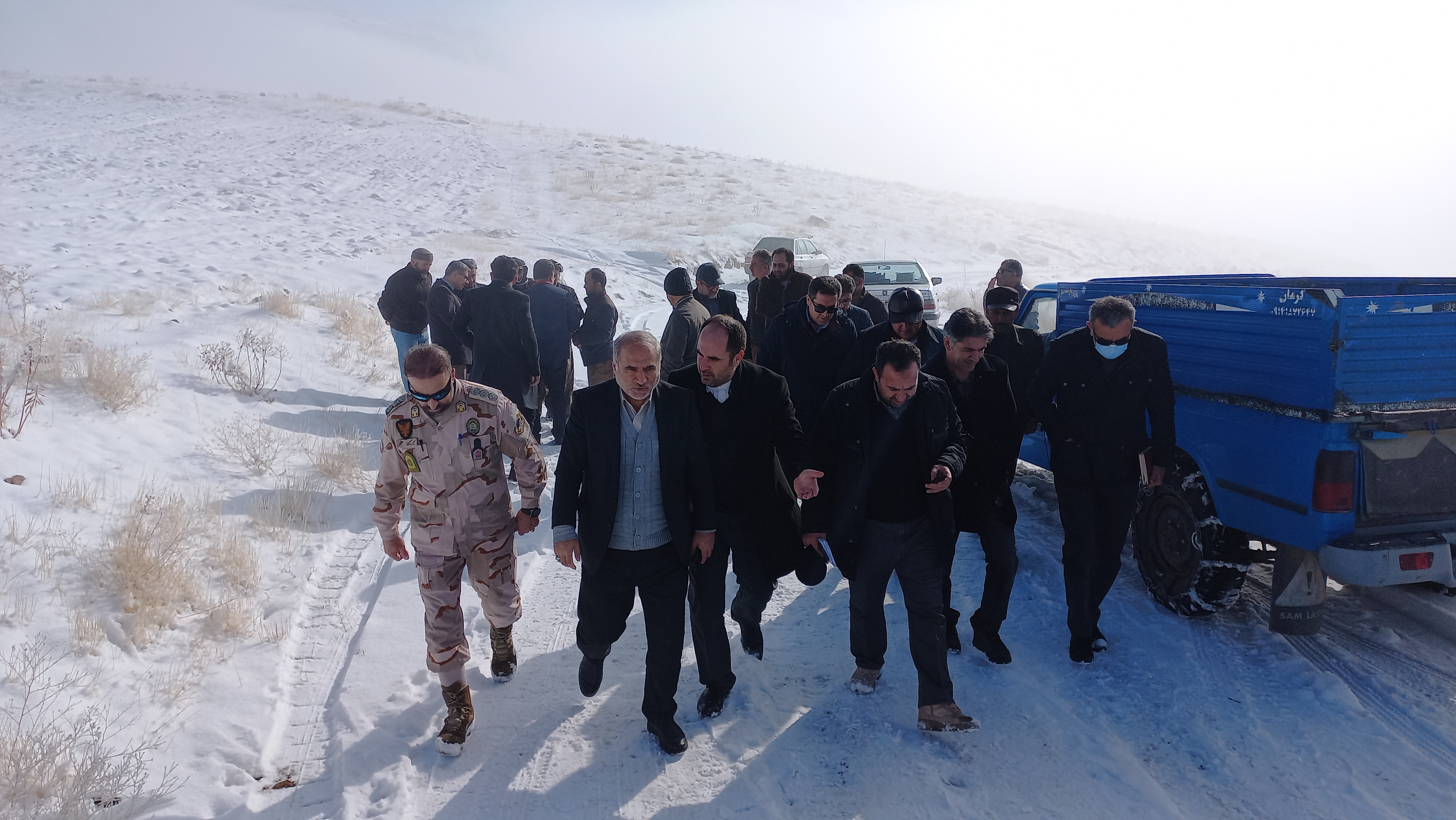 دیدار فرماندار شهرستان ارومیه با اهالی روستای پشت کله