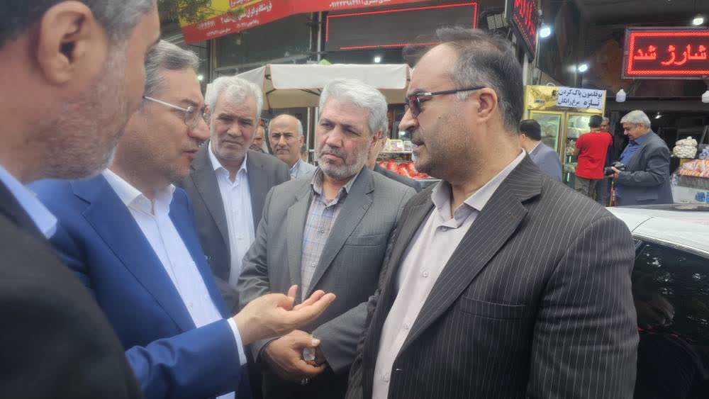 بازدید استاندار آذربایجان‌غربی  و فرماندار ارومیه از بازار و فروشگاه‌های سطح شهر