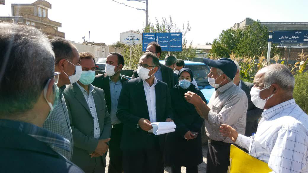 رسیدگی فرماندار ارومیه به مشکلات روستاهای بخش نازلو + تصاویر