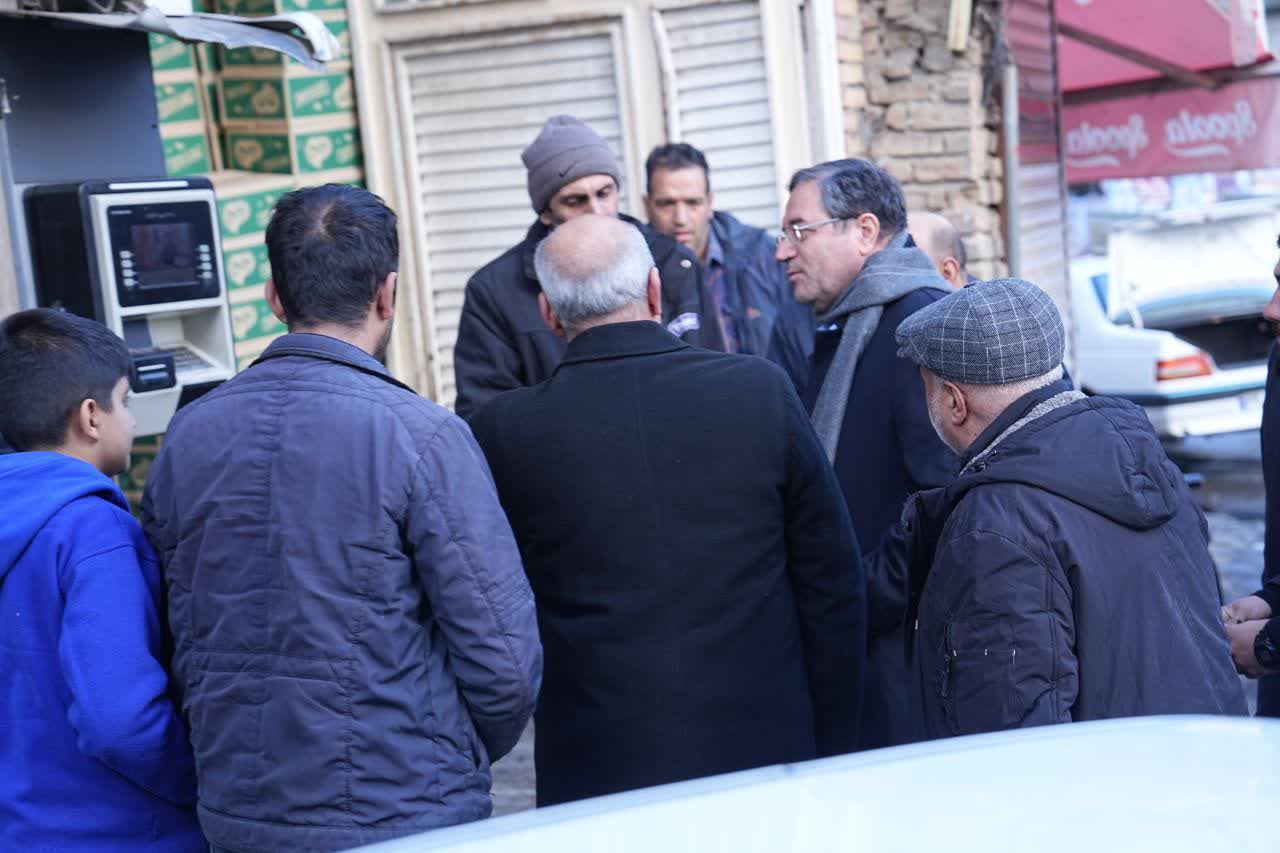 بازدید استاندار آذربایجان‌غربی از بازار ارومیه