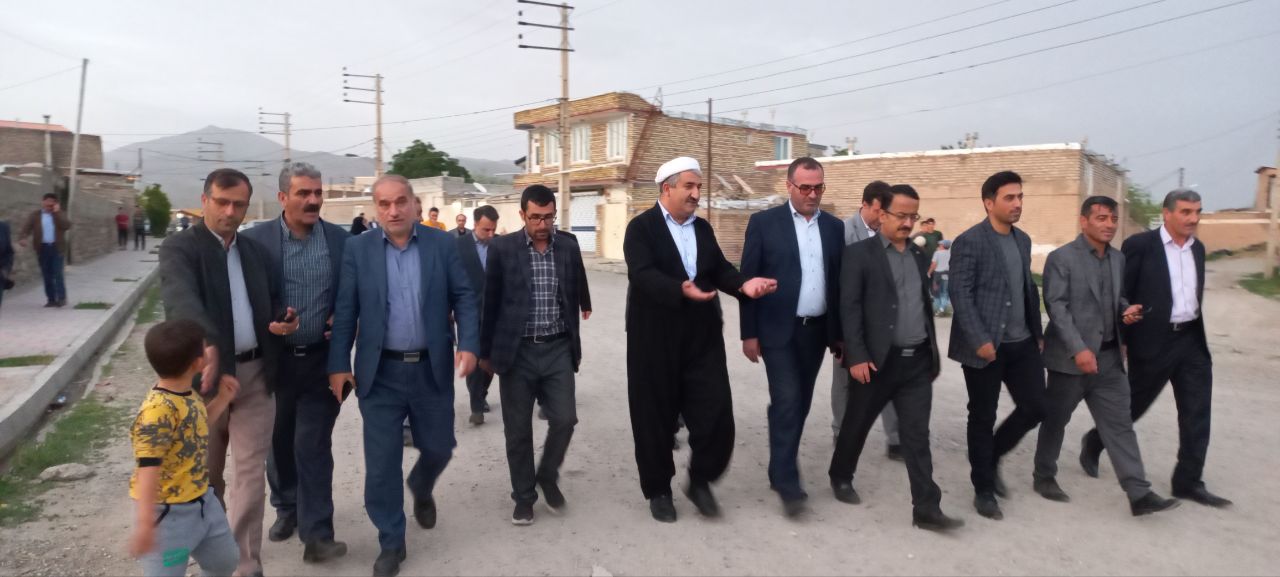بازدید میدانی فرماندار شهرستان ارومیه از روستای گنگچین
