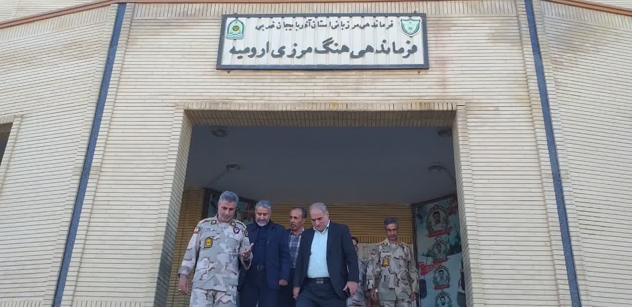دیدار دکتر عماری فرماندار شهرستان ارومیه با فرمانده هنگ مرزی شهرستان ارومیه