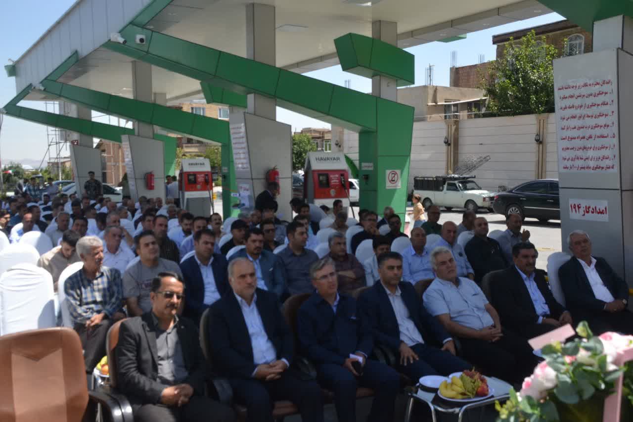 افتتاح جایگاه سی ان جی اندیشه در شهرک کارگران با حضور فرماندار شهرستان ارومیه