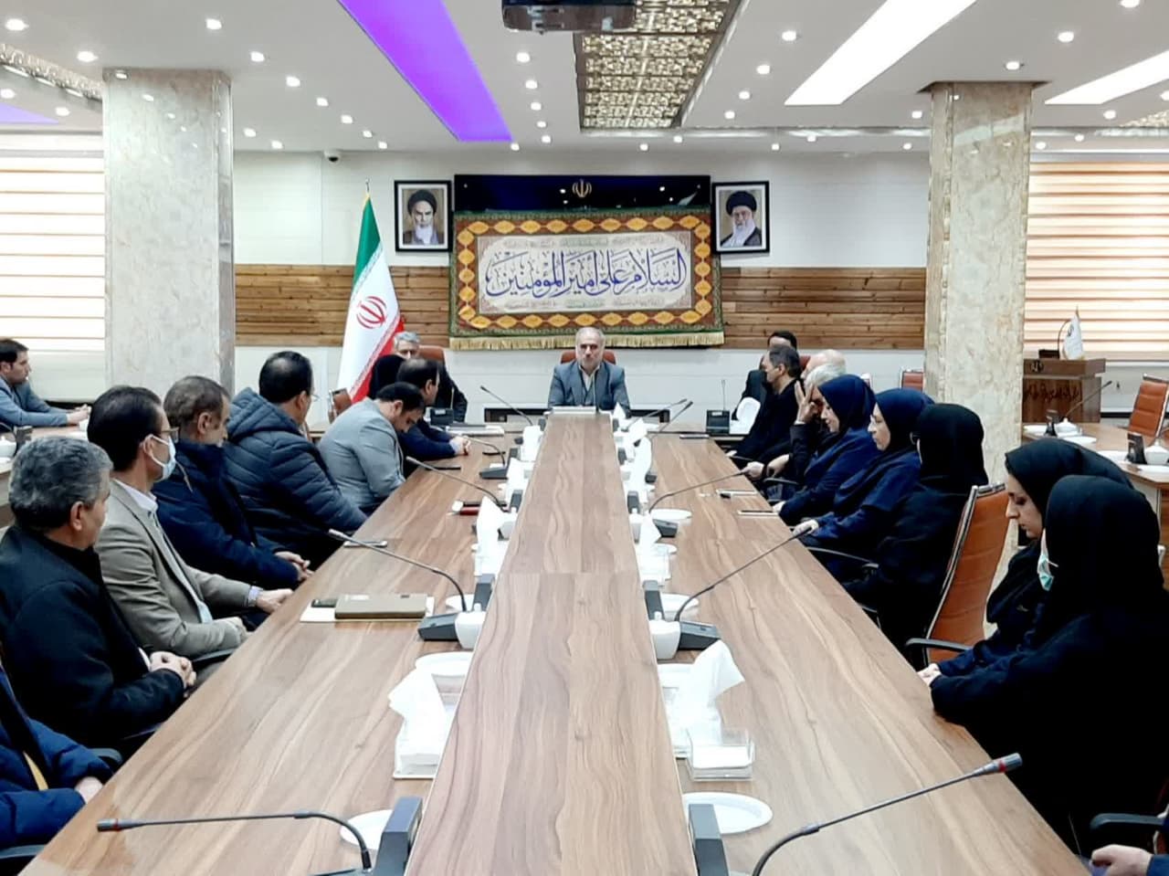 برگزاری مراسم گرامیداشت میلاد با سعادت حضرت علی علیه السلام در فرمانداری ارومیه