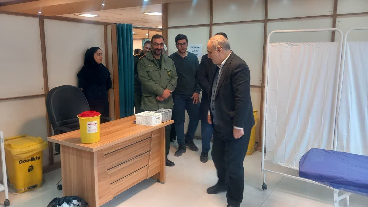 بازدید فرماندار ارومیه از درمانگاه مهر شفای نوشین شهر
