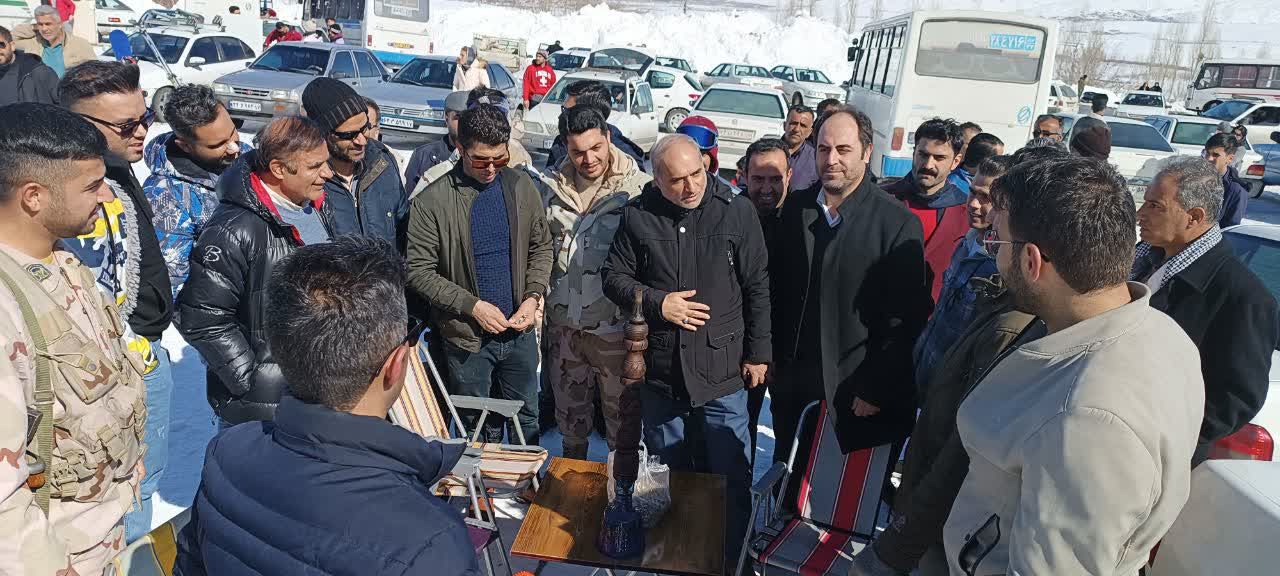 بازدید میدانی فرماندار شهرستان ارومیه از پیست اسکی خوشاکو