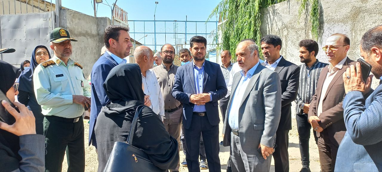 بازدید فرماندار شهرستان ارومیه از کمپ جدیدالاحداث ماده 16 معتادین