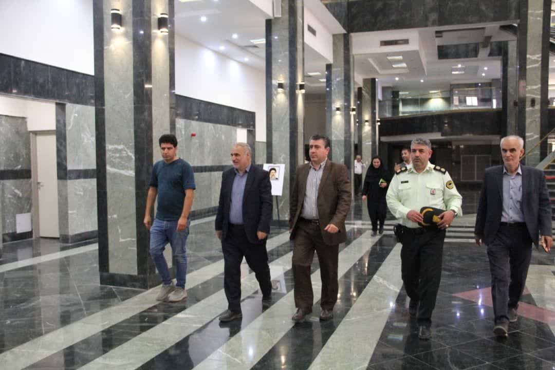 بازدید فرماندار ارومیه از محل برگزاری جشنواره ملی قرآن و عترت دانشجویان کشور