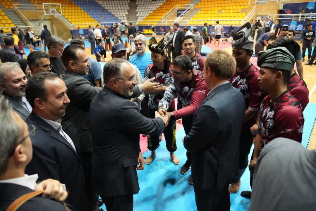 بازدید سرپرست معاون سیاسی و اجتماعی استانداری آذربایجانغربی از روند آمادهسازی محل برگزاری مسابقات آسیایی ورزشهای زورخانهای و کشتی پهلوانی در ارومیه