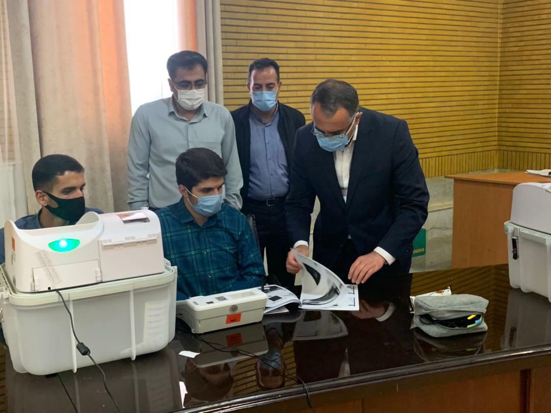 بازدید فرماندار ارومیه از روند آمادگی عوامل اجرایی ستاد انتخابات شهرستان + تصاویر
