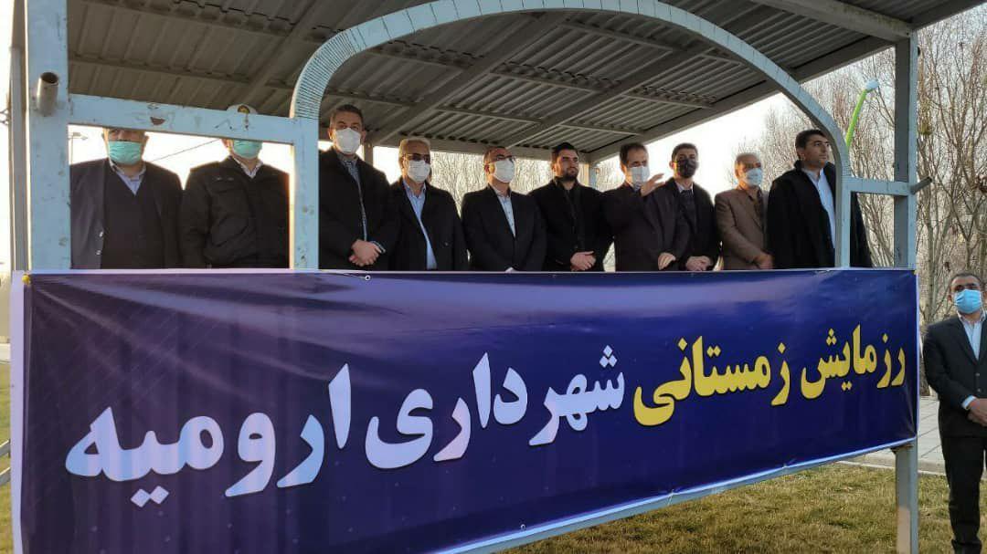برگزاری رزمایش زمستانی مدیریت شهری ارومیه + تصاویر