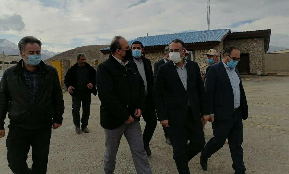 رسیدگی به مشکلات تردد ترانزیتی کالا در مرز سرو + تصاویر