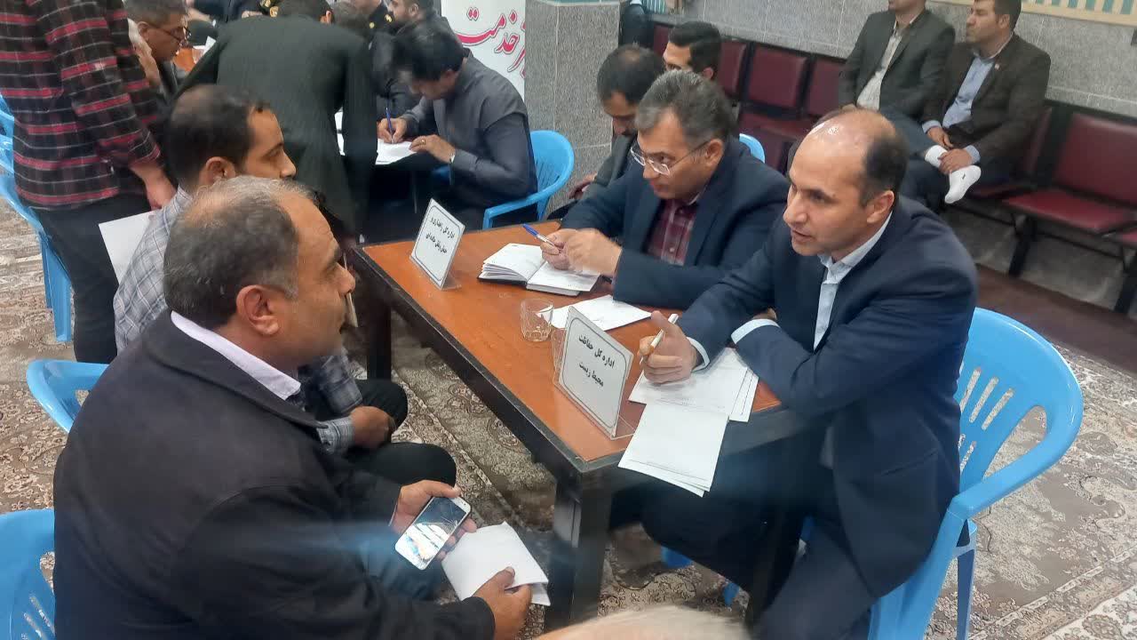برگزاری میز ارتباطات مردمی فرمانداری شهرستان ارومیه در بخش نازلو