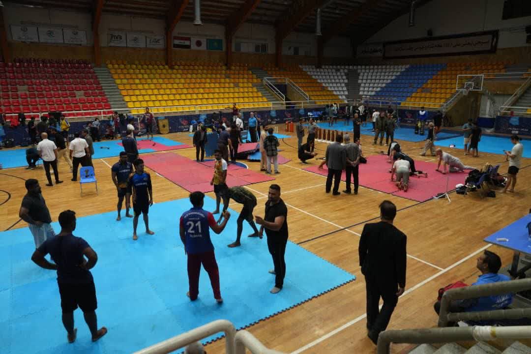 بازدید سرپرست معاون سیاسی و اجتماعی استانداری آذربایجانغربی از روند آمادهسازی محل برگزاری مسابقات آسیایی ورزشهای زورخانهای و کشتی پهلوانی در ارومیه