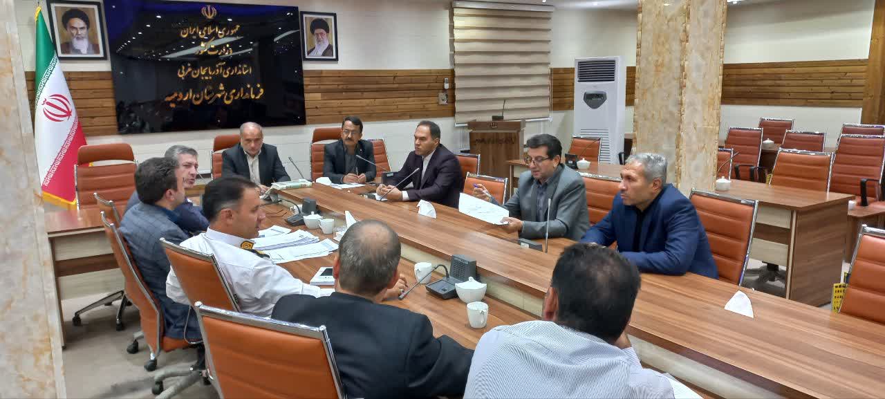 جلسه کمیته فنی شورای ترافیک شهرستان ارومیه برگزار شد