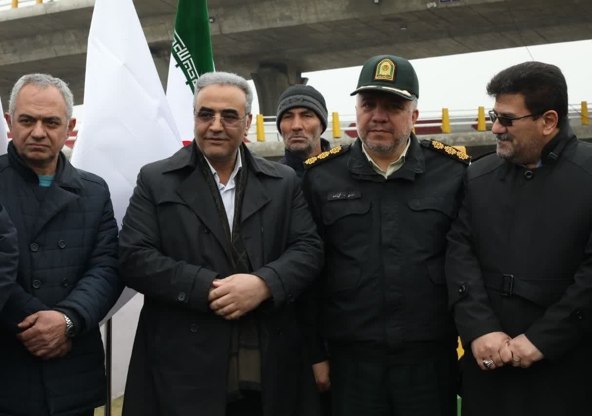 پل B1 از مجموعه پلهای تقاطع چهارسطحه آذربایجان افتتاح شد