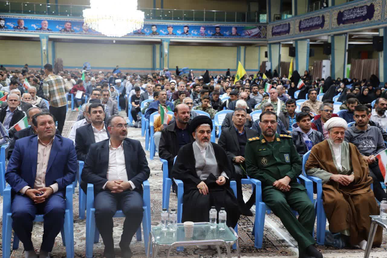 گرامیـداشت یاد سید حسن نصرالله در حسینیه ثارالله ارومیه