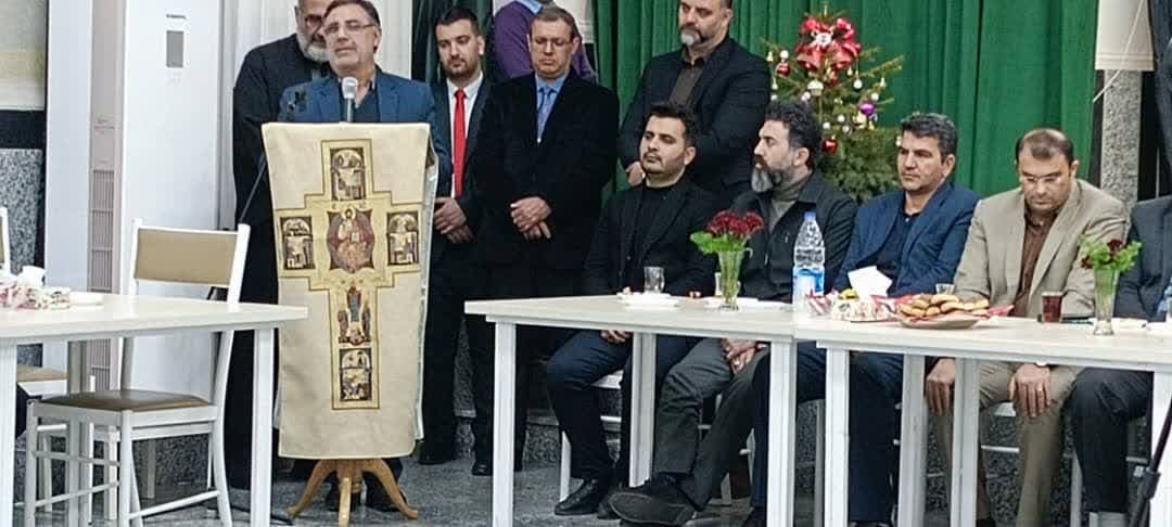 حضور دکتر عماری فرماندار شهرستان ارومیه در مراسم جشن میلاد حضرت عیسی مسیح (ع)