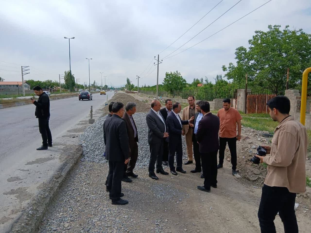 بازدید فرماندار ارومیه از پروژه‌های ایمن‌سازی جاده‌های مواصلاتی شهرستان