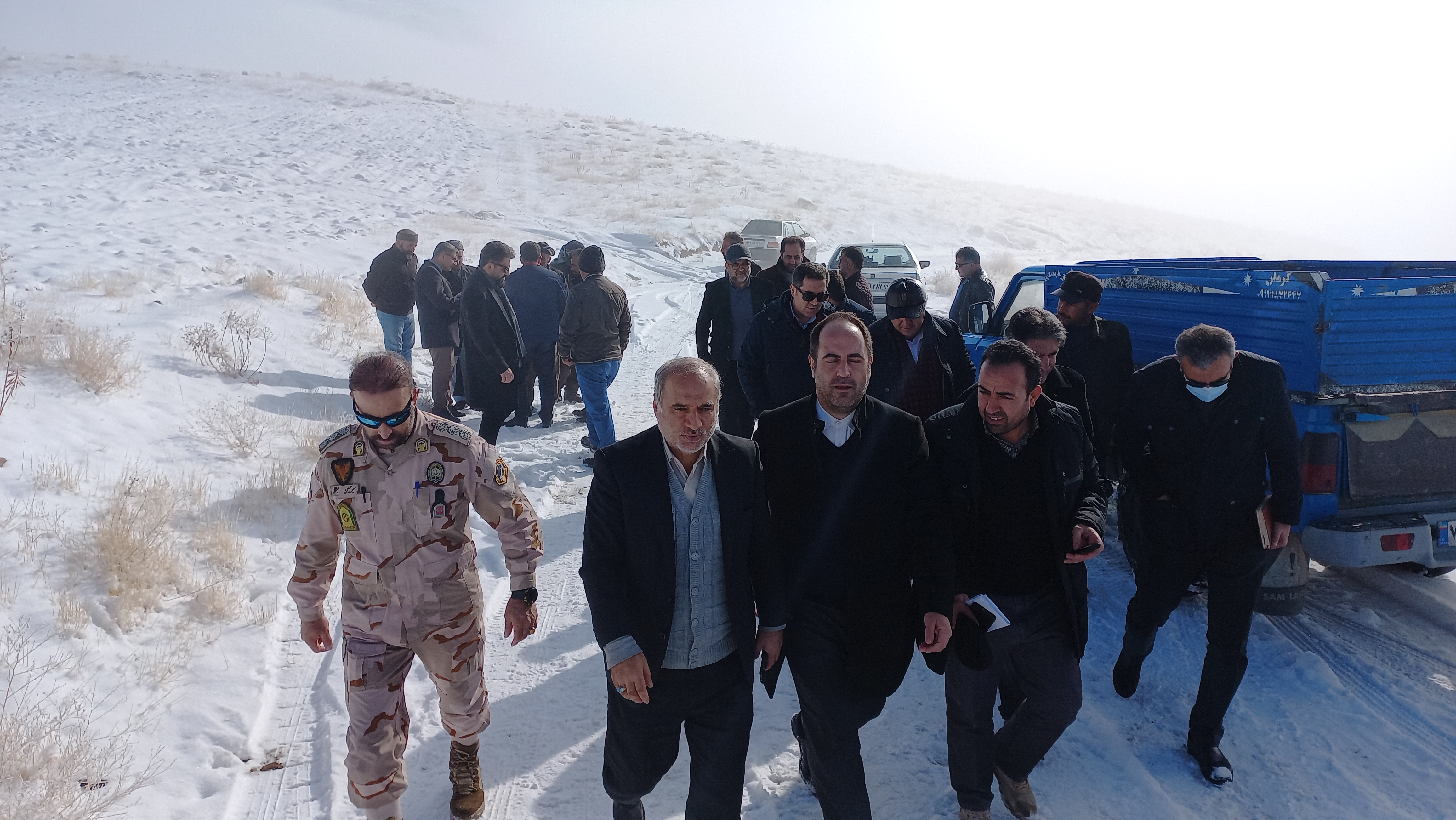 دیدار فرماندار شهرستان ارومیه با اهالی روستای پشت کله