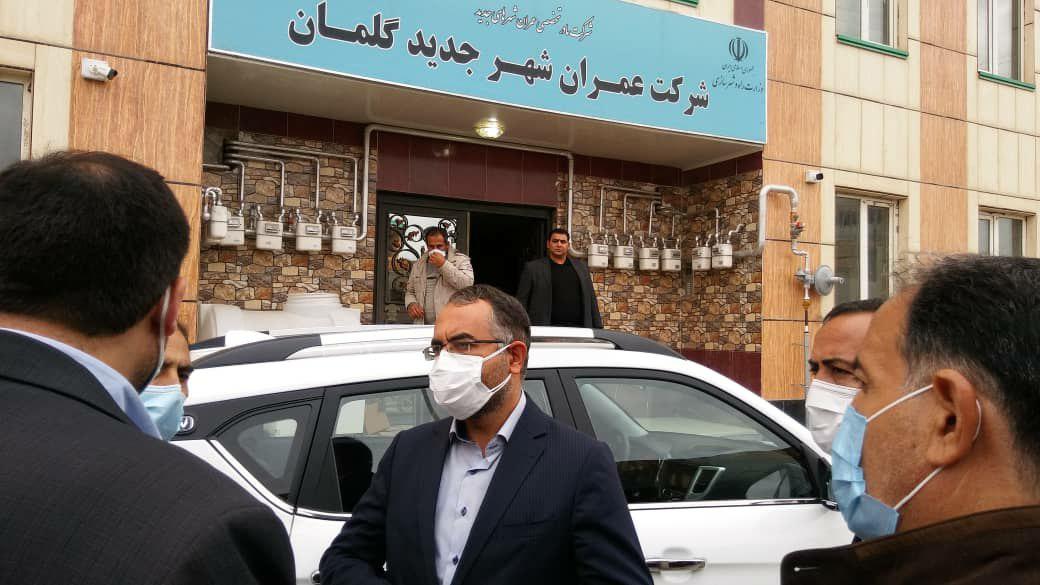 حضور فرماندار ارومیه در شهر جدید گلمان + تصاویر