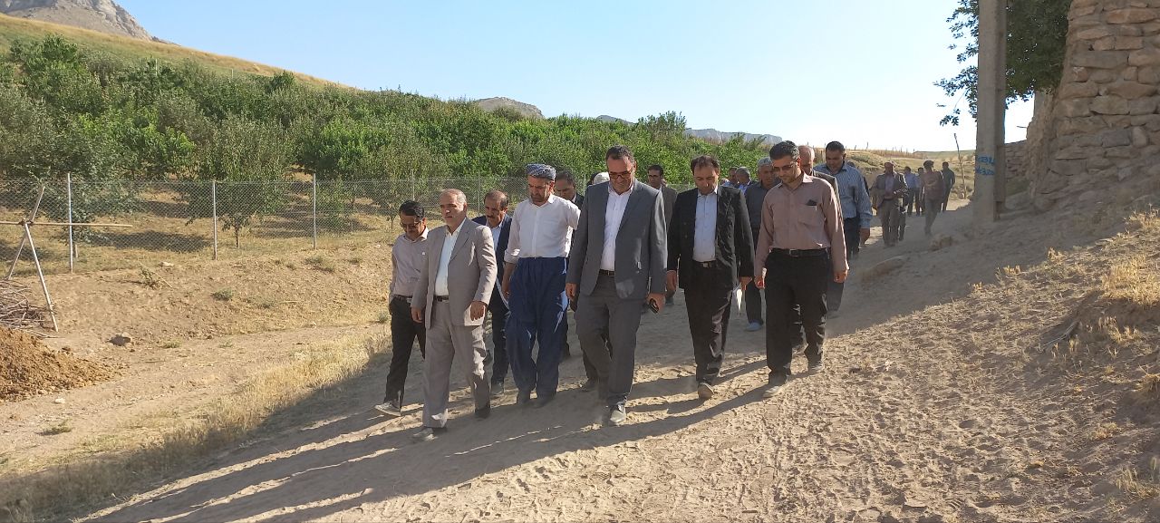 بازدید میدانی فرماندار شهرستان ارومیه از روستای قرنساء