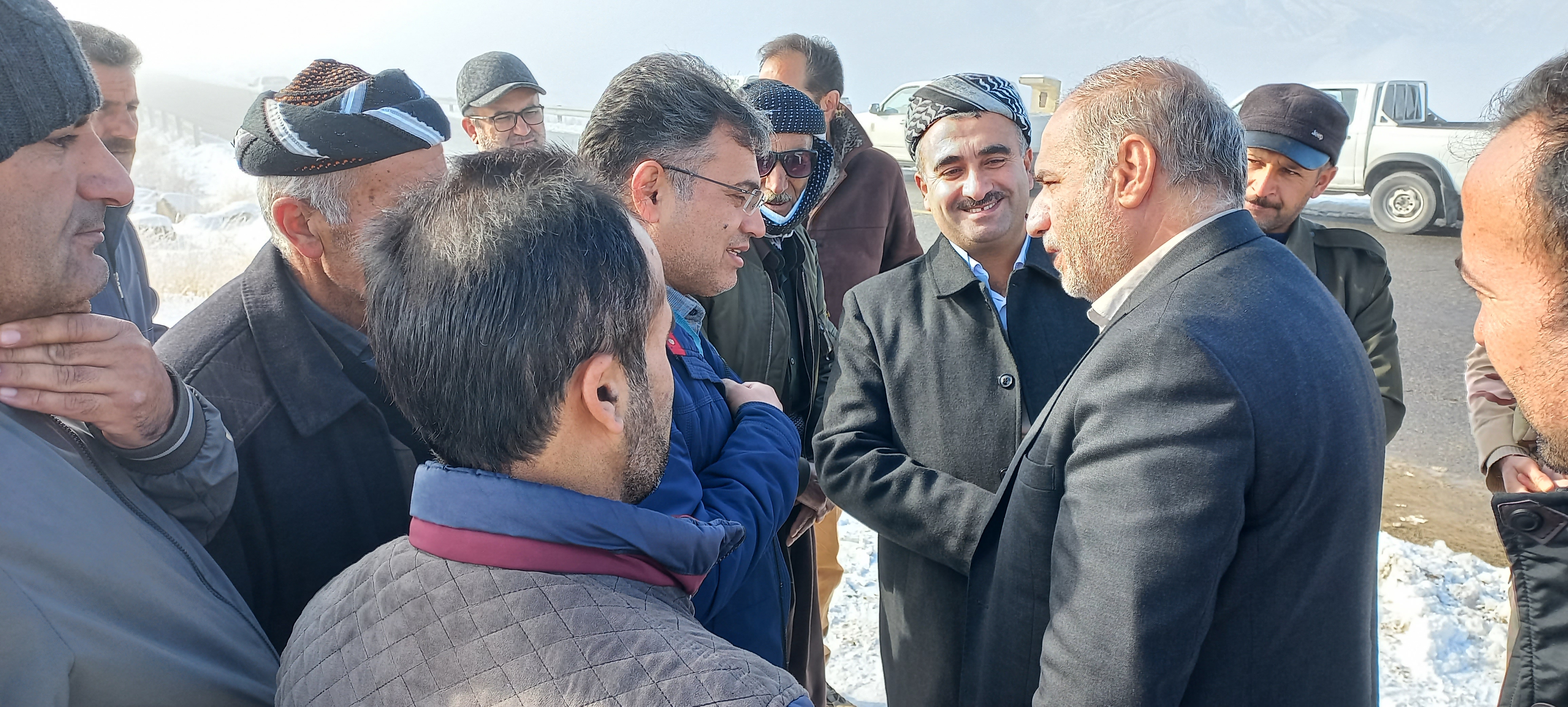 دیدار فرماندار شهرستان ارومیه با اهالی روستای پشت کله