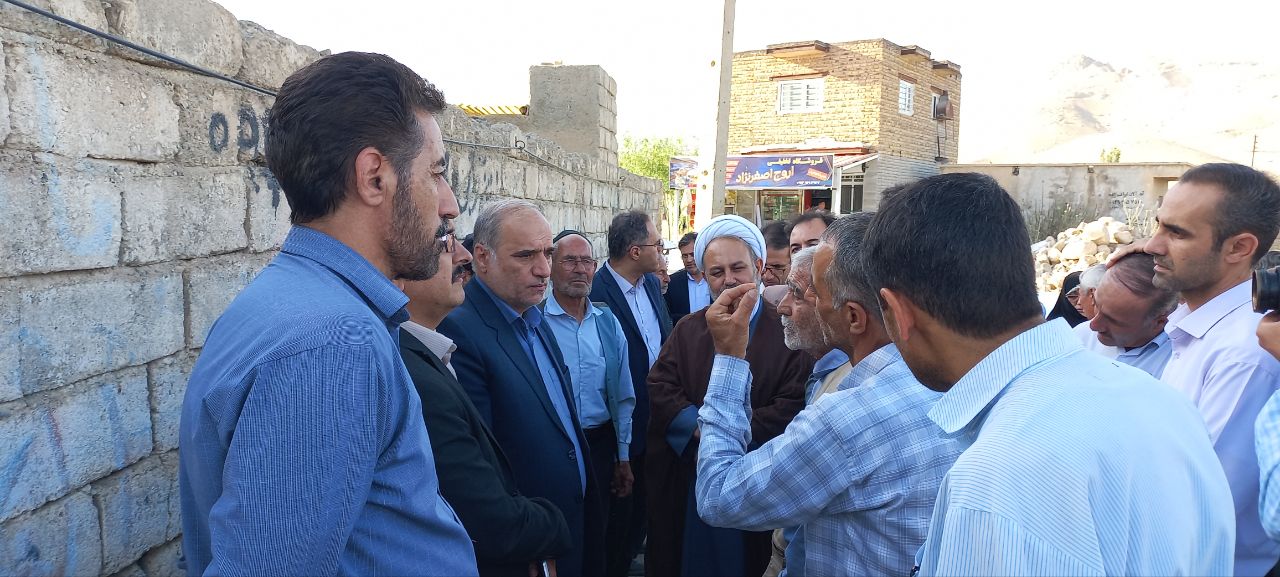 بازدید میدانی فرماندار شهرستان ارومیه از روستای عسگرآباد کوه