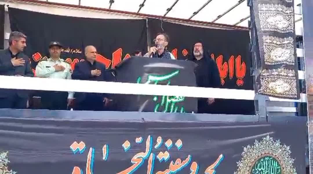 حضور غلامحسین عماری فرماندار شهرستان ارومیه در مراسم عزاداری و سوگواری حضرت اباعبدالله الحسین علیه السلام
