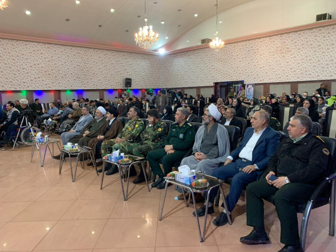 حضور فرماندار شهرستان ارومیه در مراسم تجلیل از همسران جانبازان قطع نخاعی