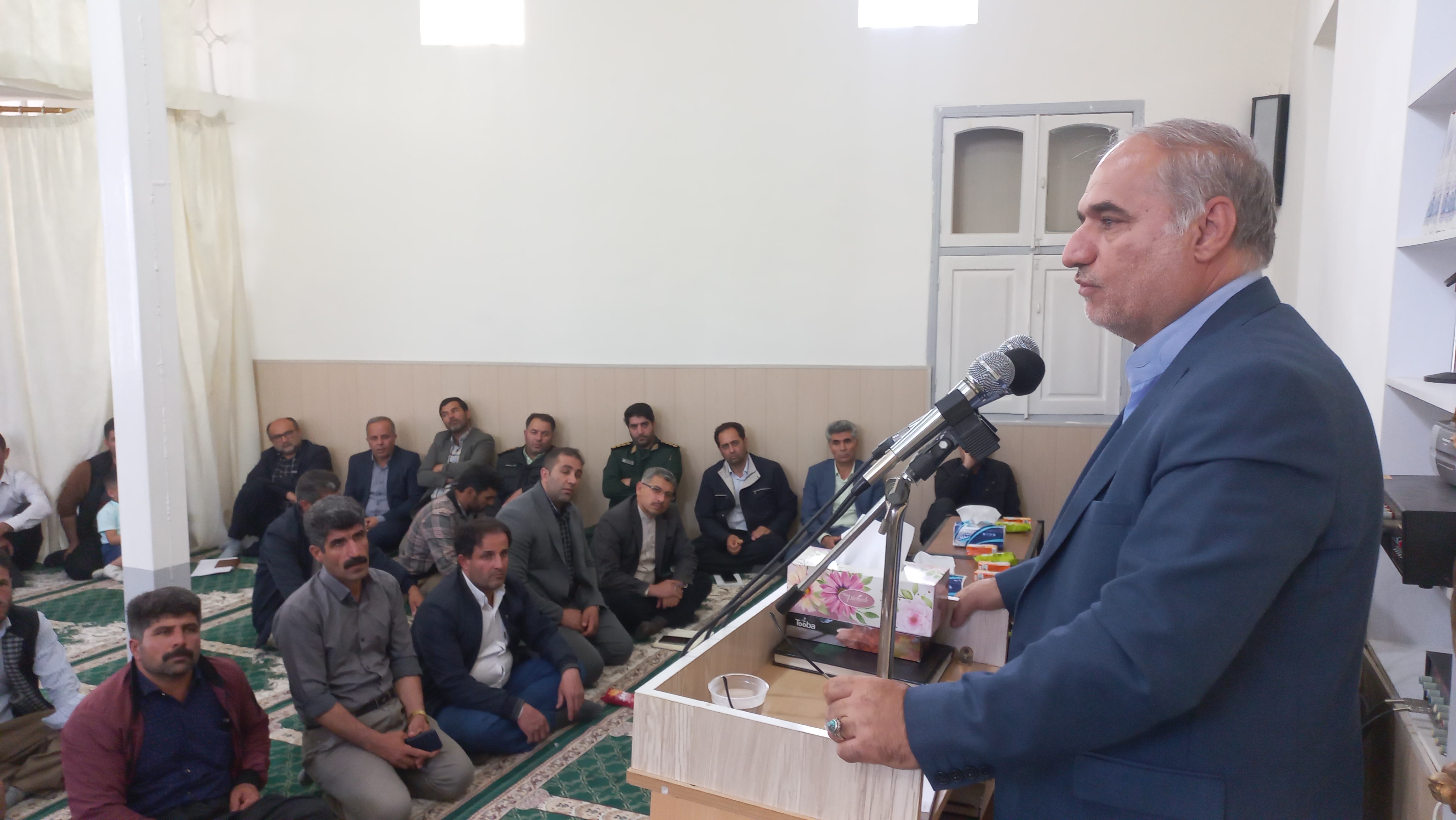 دیدار فرماندار شهرستان ارومیه با اهالی روستاهای بالانج و تولکان