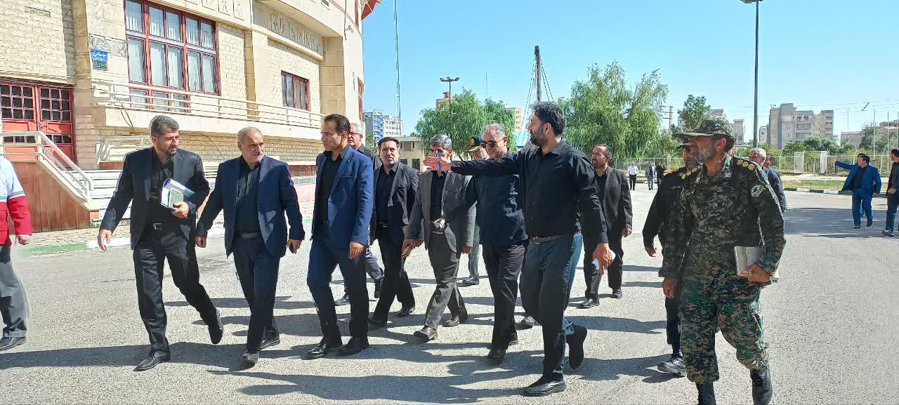 بازدید و نظارت میدانی معاون امنیتی و انتظامی استاندار و فرماندار شهرستان ارومیه از استادیوم غدیر ارومیه