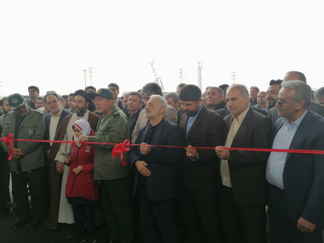 حضور فرماندار شهرستان ارومیه در آیین افتتاح پروژه زیر گذر غیر همسطح آذربایجان