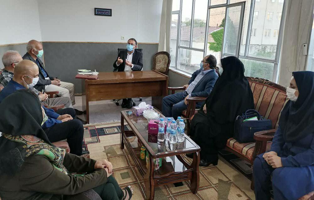 حضور فرماندار ارومیه در دفاتر برخی از موسسات خیریه شهرستان + تصاویر