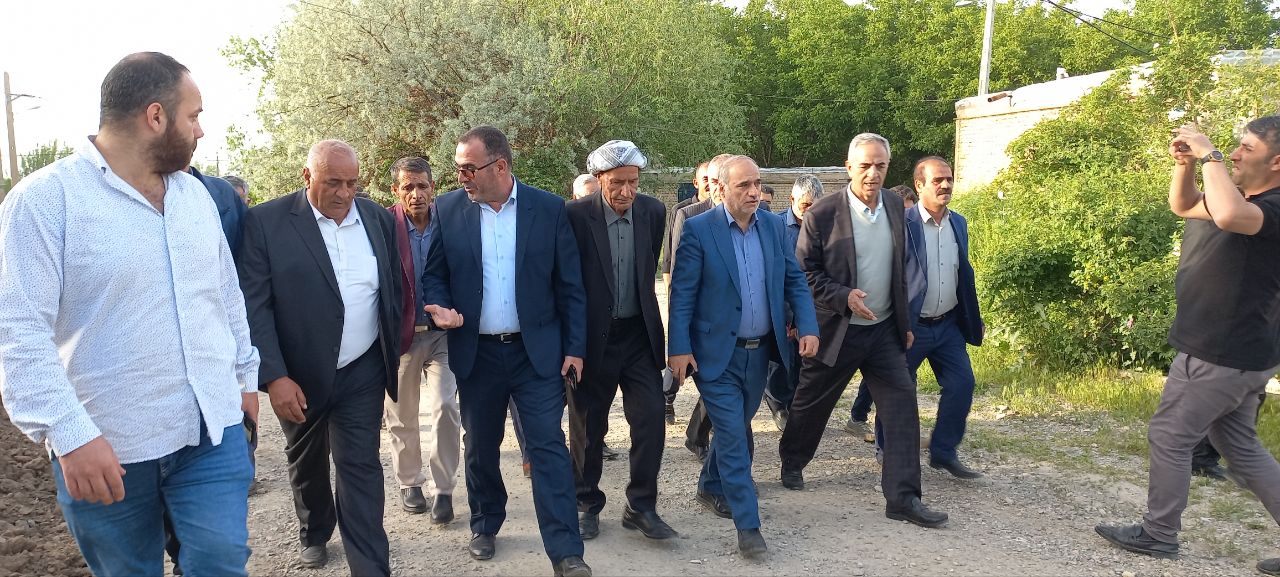 بازدید میدانی فرماندار شهرستان ارومیه از روستای هفت ساران